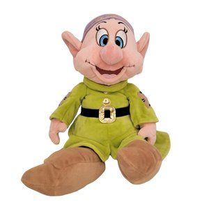 Disney Small Dopey Stuffed Toy Super Soft 10 inch Plush  Seven Dwarves
